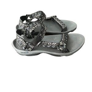 Teva Hurricane Black and Grey Sport Sandal 11